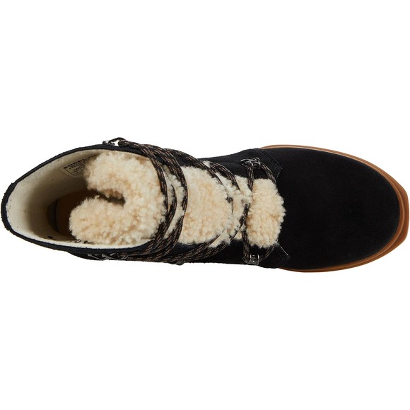NEW SOREL Women's Joan of Arctic Wedge III Lace Cozy Suede Bootie Size 9 - Picture 7 of 10